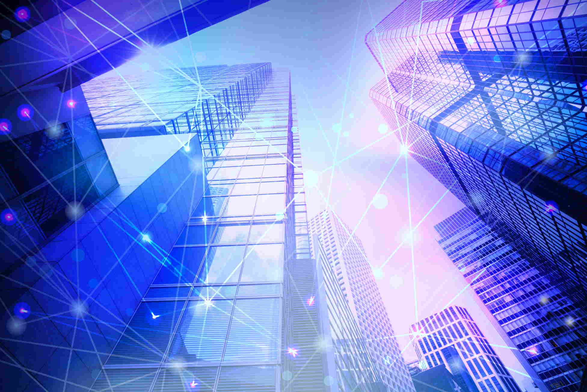 Connected modern buildings